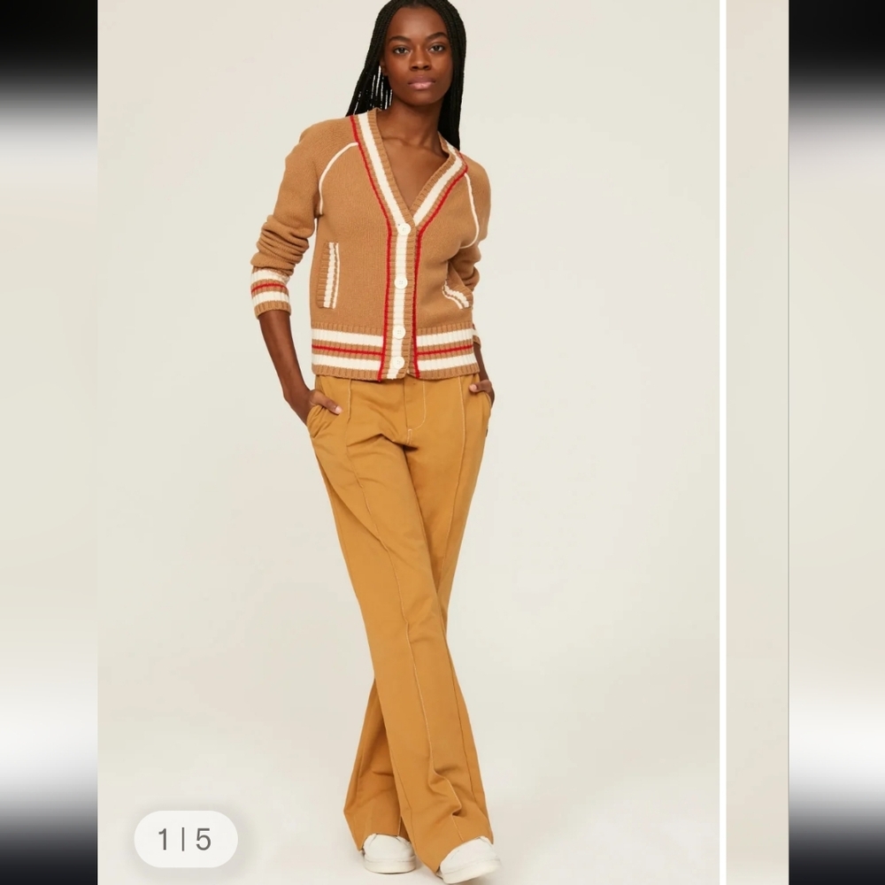 adidas Wales Bonner Tan Women's Wide Leg ‎ Pants